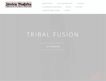 Tablet Screenshot of jessicatribalfusion.com